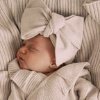 Baby Ruffle-Trim Sweater Cardigan Outfit Pants Headband 3-Piece Set by Baby Joy
