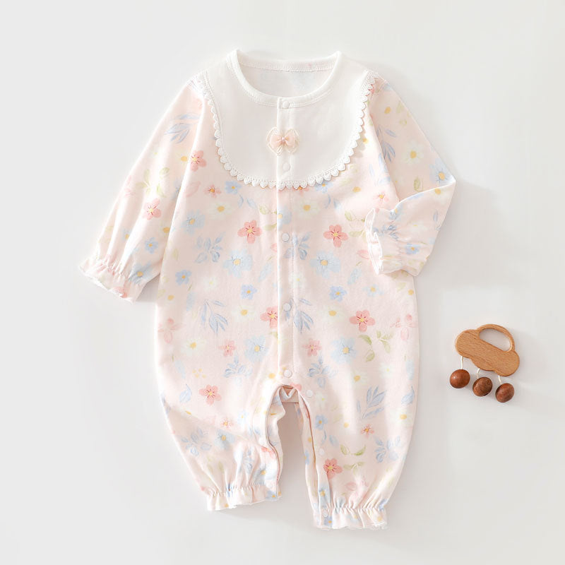 Class A Pure Cotton Baby Romper Spring Autumn Boneless Long-Sleeve Crawling Suit Baby Onesie by Baby Joy
