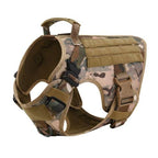 Military Tactical Dog Harness German Shepherd Adjustable Pet Dog Back by My Store