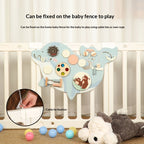 Kids Bedroom Busy Board Educational Wooden Toy by Baby Joy