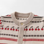 Knitted Jacquard Double-Layer Thickened Baby Romper For FallWinter by Baby Joy