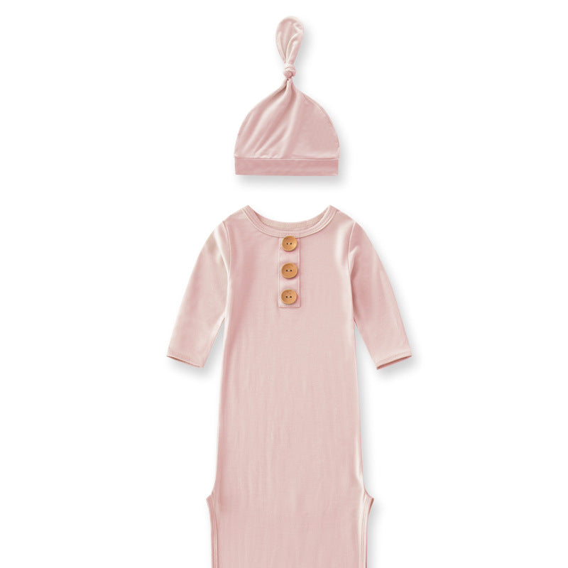 Bamboo Fiber Knotted Baby Bodysuit by Baby Joy