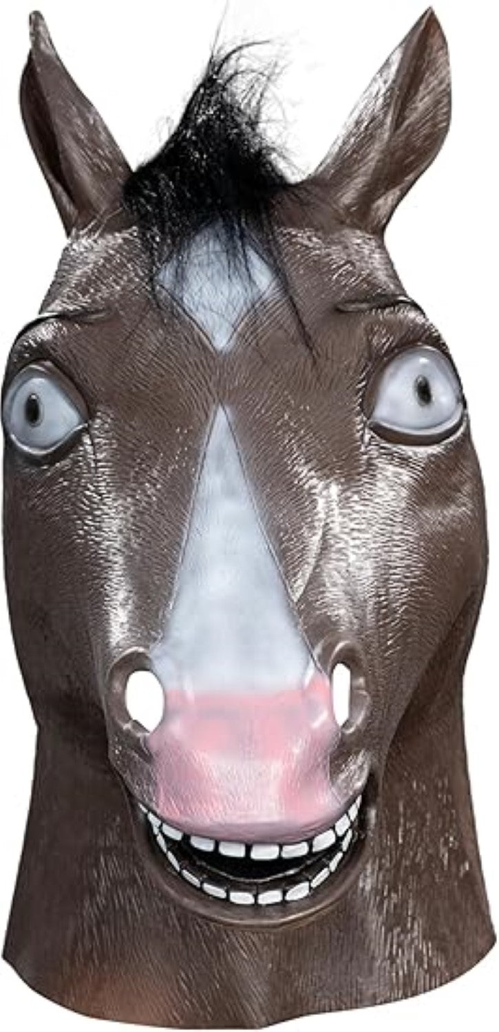 Funny Cartoon TV Series Jack Horse Guy Halloween Costume Cosplay Mask by TVStoreOnline