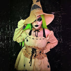 Bugged Out Baddie Costume - 3 Piece Halloween Outfit with Dress Choker Hat by Lady Ros