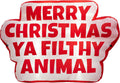 Merry Xmas Filthy Animal Indoor/Outdoor Light Up Inflatable Yard Decoration by TVStoreOnline