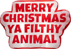 Merry Xmas Filthy Animal Indoor/Outdoor Light Up Inflatable Yard Decoration by TVStoreOnline