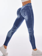 Seamless High-Waist Butt-Lifting Yoga Leggings by FitiqueFit