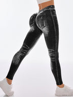 Seamless High-Waist Butt-Lifting Yoga Leggings by FitiqueFit