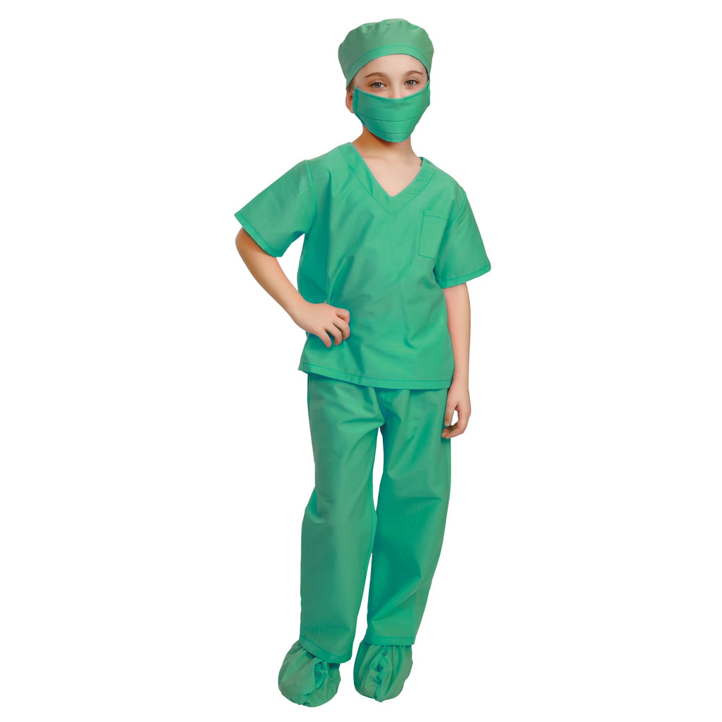Nurse Costume Green - Kids by Dress Up America