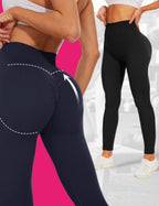 High-waisted seamless cropped leggings by FitiqueFit