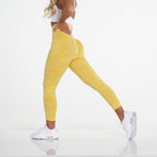 Snowflake Camouflage Seamless Yoga Pants – High Waisted Leggings by FitiqueFit