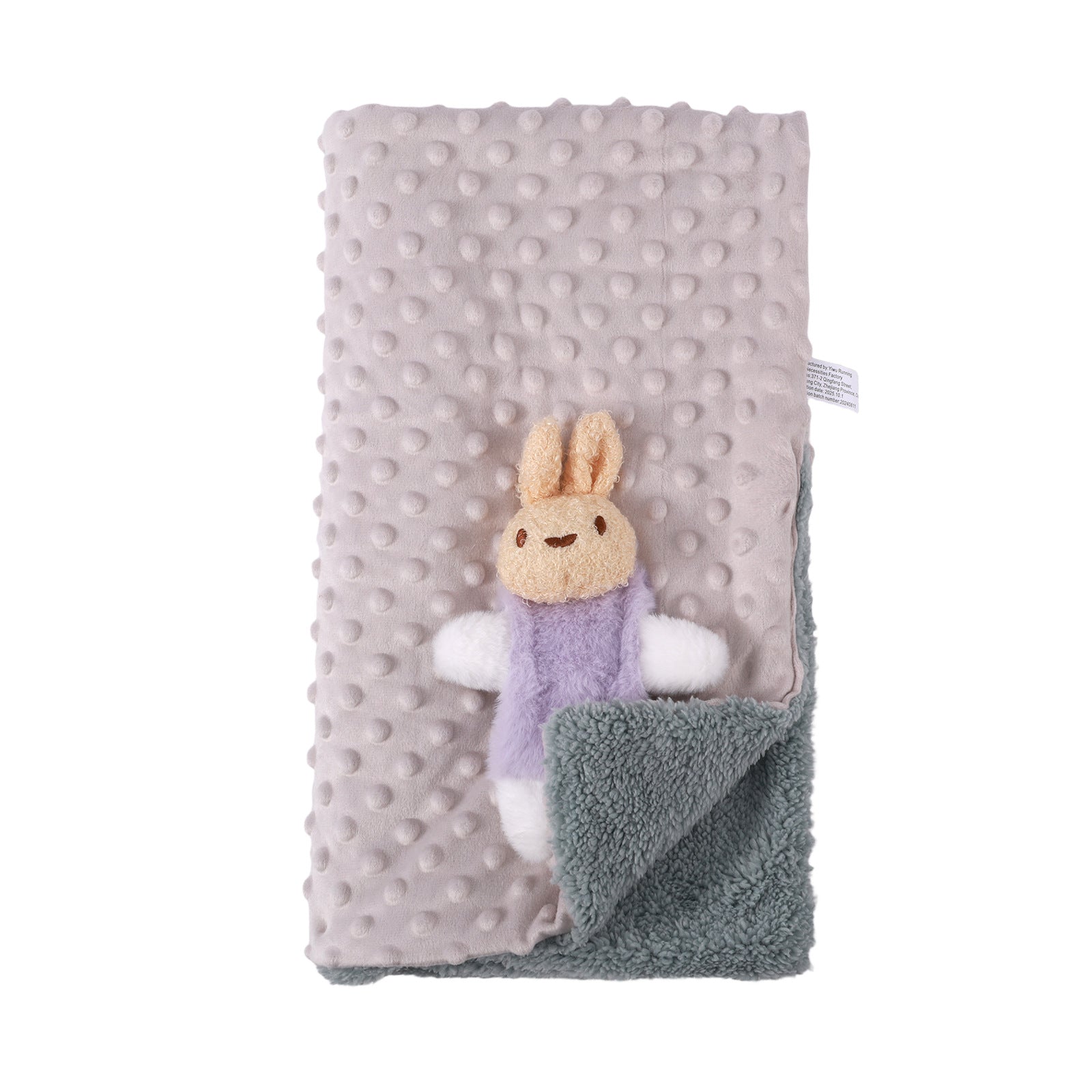 Soft Double-layered Thermal Blanket Textured Puffed Surface by Baby Joy