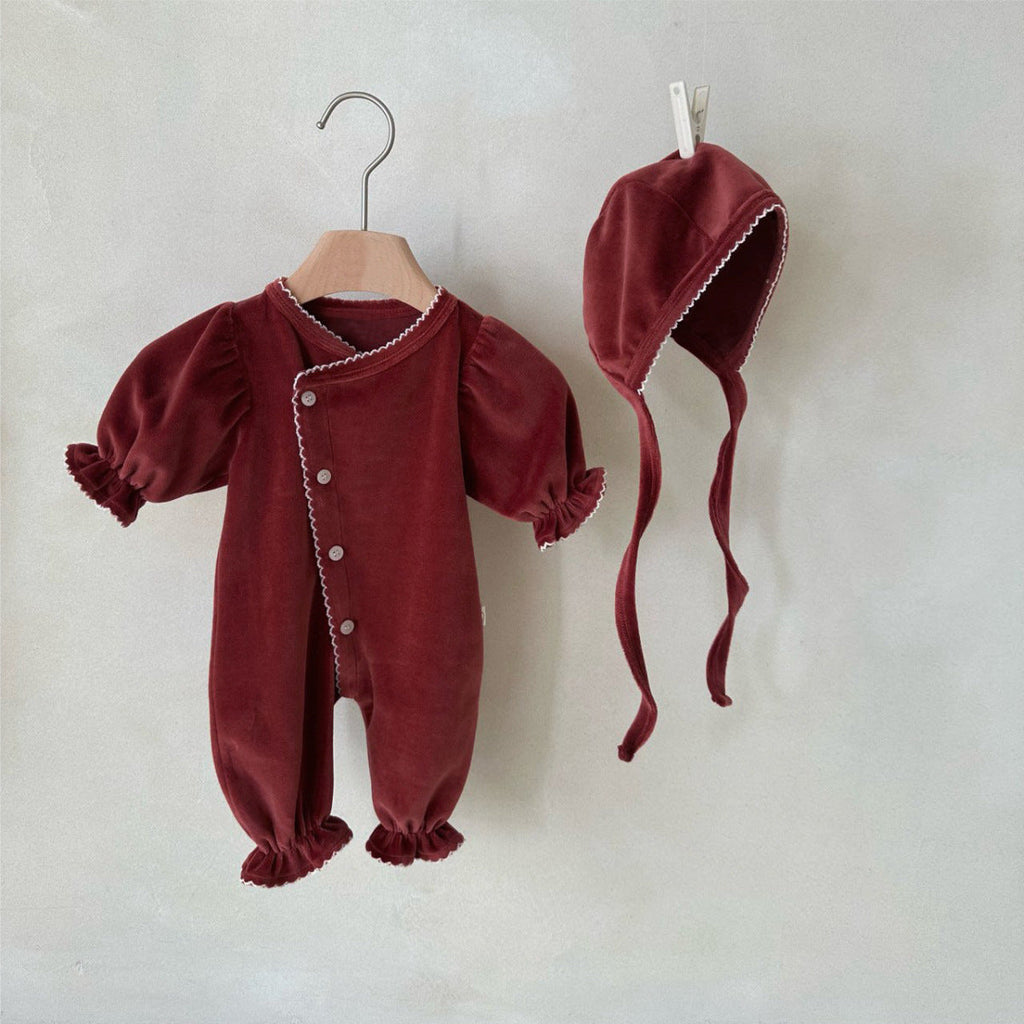Long-style One-piece Romper With A Single Row Of Snaps For Babies by Baby Joy