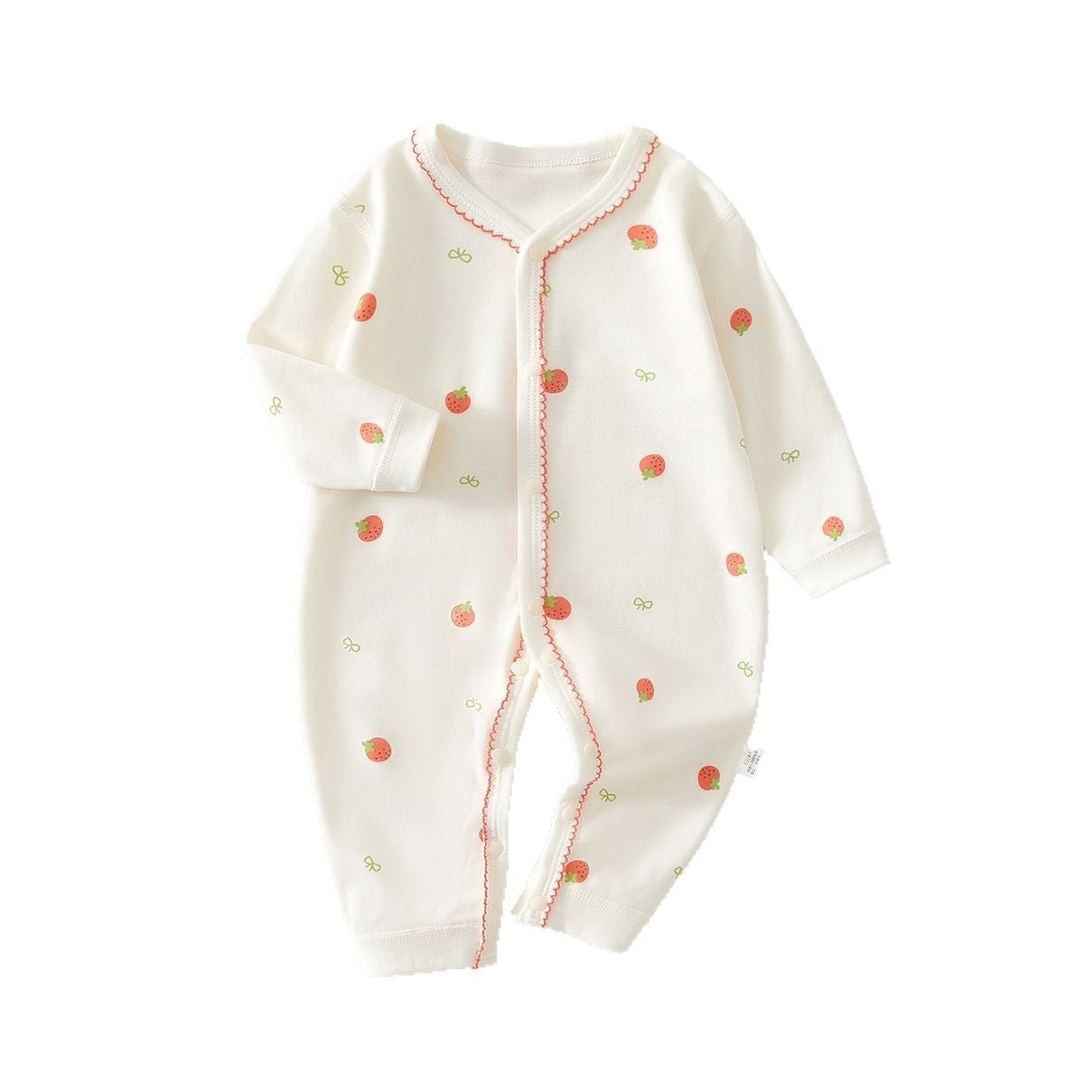 Pure Cotton Long-sleeve Baby Bodysuit by Baby Joy