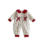 Baby Cotton-padded One-piece Bodysuit Pure Cotton Class A Winter Clothing Warm And Extra-thick by Baby Joy