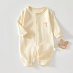 Pure Cotton Boneless Long-sleeve Baby Onesie by Baby Joy