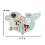 Kids Bedroom Busy Board Educational Wooden Toy by Baby Joy
