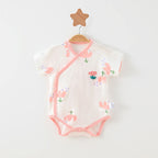 Simple Cartoon Print Summer Baby Rompers Girls Clothing by Baby Joy
