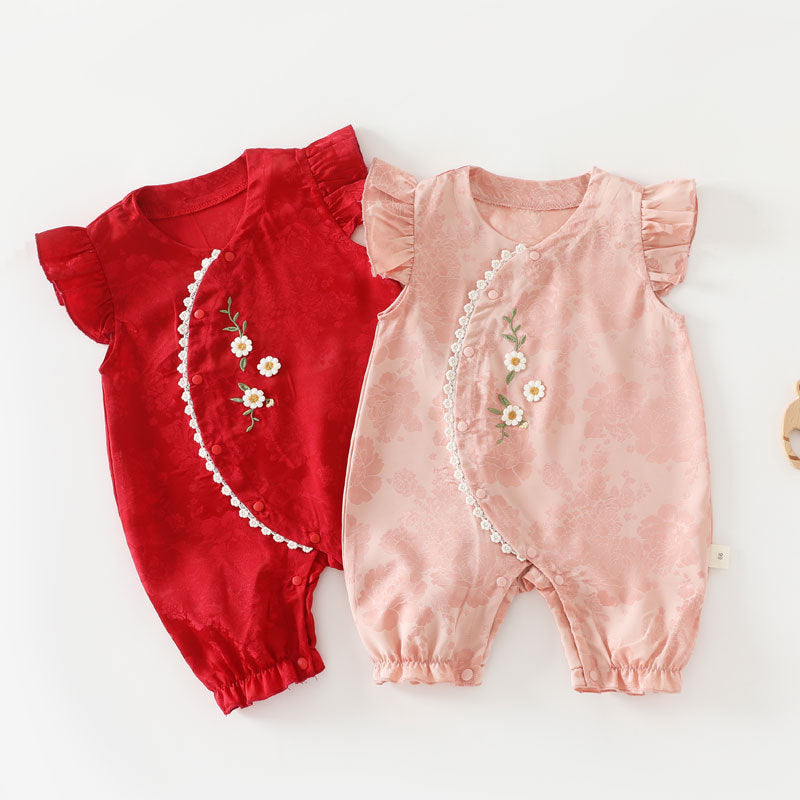 Baby Cotton Onesie Boneless Bodysuit Long-sleeve First-month Sleepwear For Boys And Girls by Baby Joy