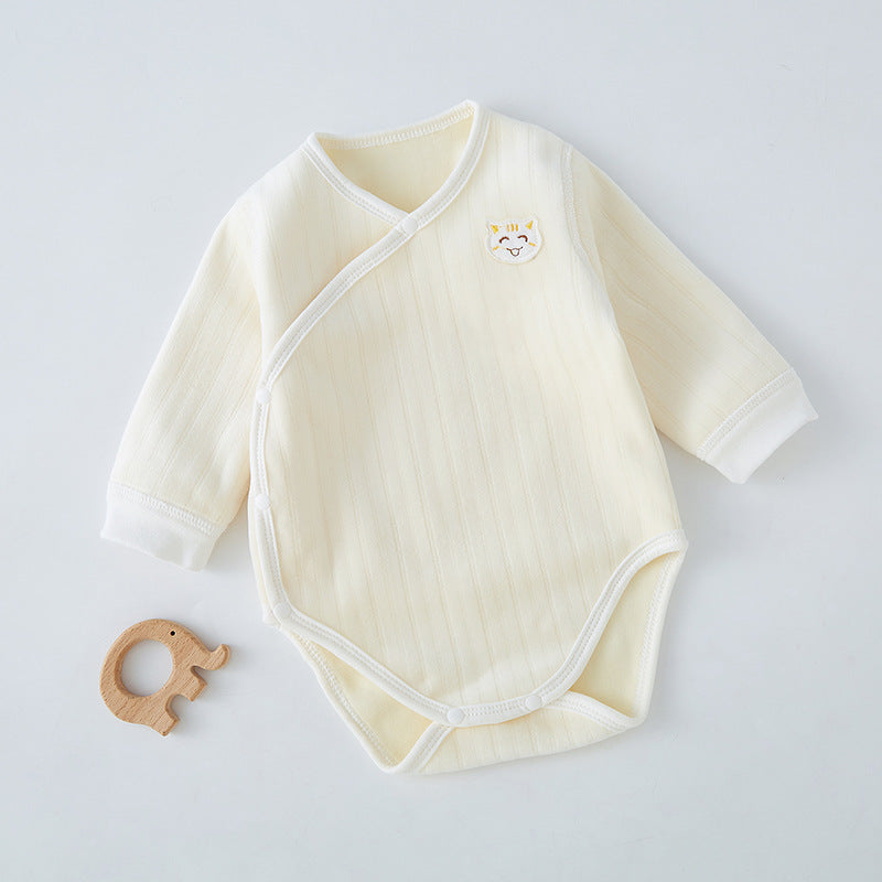 Newborn Fleece-Lined Romper Onesie Pajamas by Baby Joy
