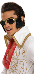Elvis Eyewear with Sideburns Retro Rock and Roll Inspired Glasses by worldclasscostumes