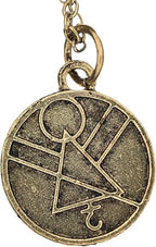 Rune Symbol Pendant Necklace Halloween Cosplay Costume Accessory by TVStoreOnline