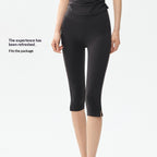High-Waist Slim-Fit Yoga Leggings for Women – 7/8 Length Tight Fit Fitness Pants by FitiqueFit