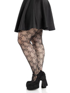 Bow Net Tights With Bow Accent Net Mesh Hosiery For Feminine Silhouette