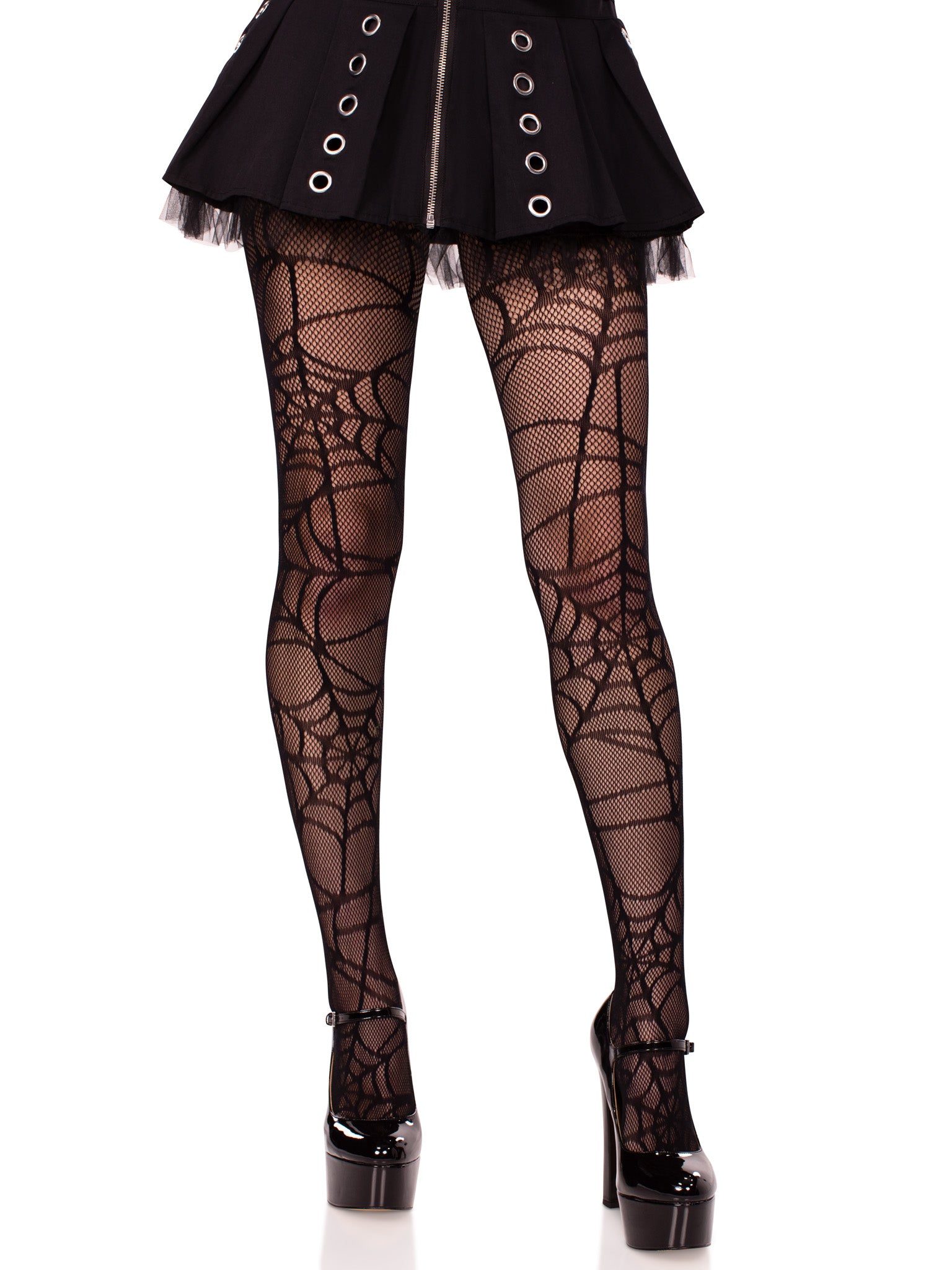 Spiderweb Net Tights Edgy Mesh Hosiery for Bold Street Style