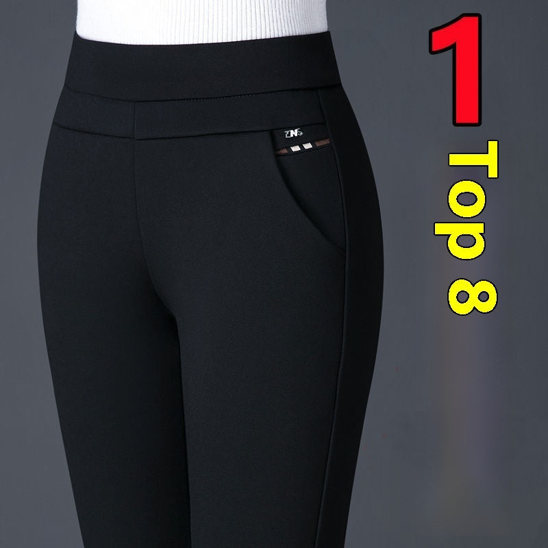 Women's High-Waist Tummy Control Leggings – Hip Lift Pantyhose by FitiqueFit