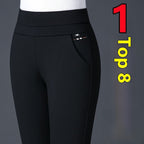 Women's High-Waist Tummy Control Leggings – Hip Lift Pantyhose by FitiqueFit