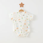 Simple Cartoon Print Summer Baby Rompers Girls Clothing by Baby Joy