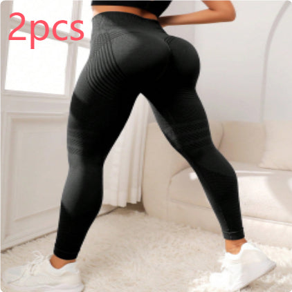 Hip-Lifting High-Waist Leggings for Women – Sculpting Stretch Sport Pants by FitiqueFit