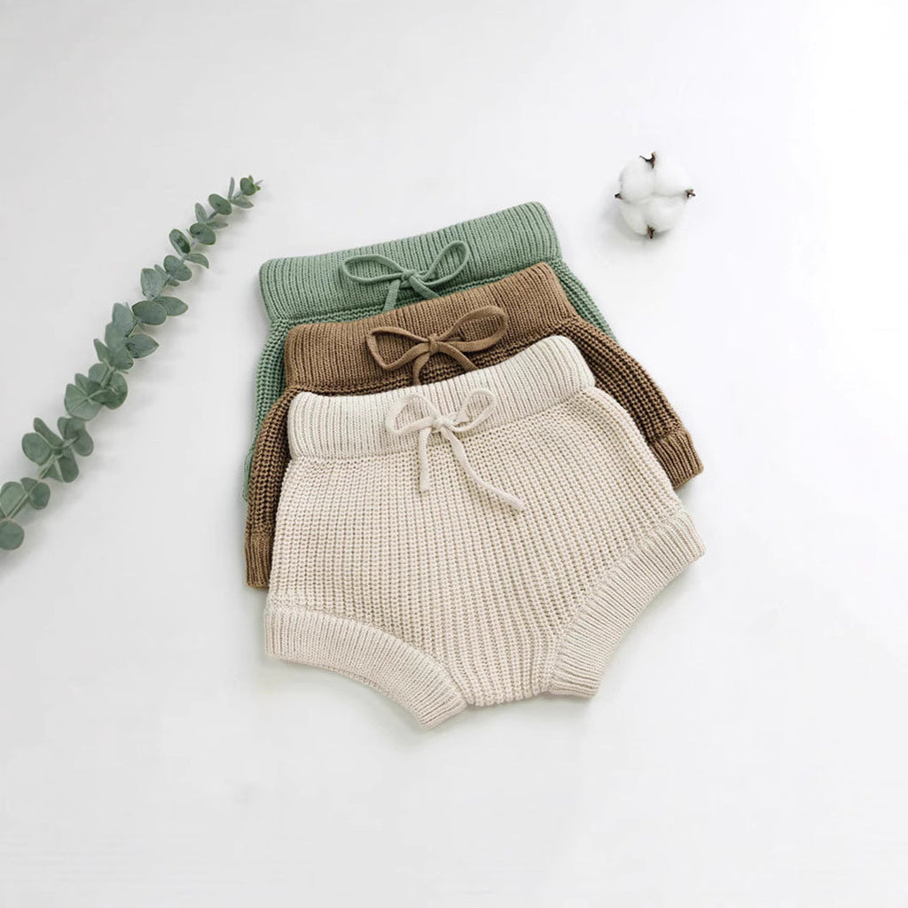 Baby Handmade Knitted Sweater And Shorts by Baby Joy