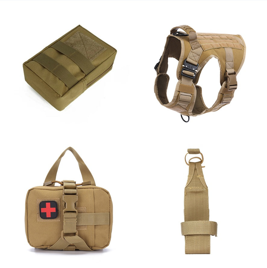 Tactical Dog Clothes Quick Disassembly Dog Vest Outdoor Pet Training Clothes by My Store