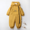 Long Crawling Suit One-piece Hooded Jumpsuit by Baby Joy