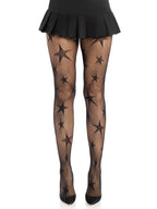 Star Net Tights Mesh Design For Casual To Dressy Looks