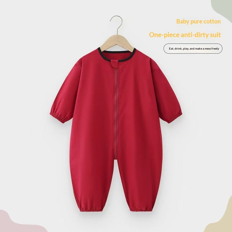 Baby Coverall Crawling Cotton UV-Protective Jumpsuit by Baby Joy