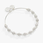 Pumpkin + Crystal Beaded Bangle by ALEX AND ANI