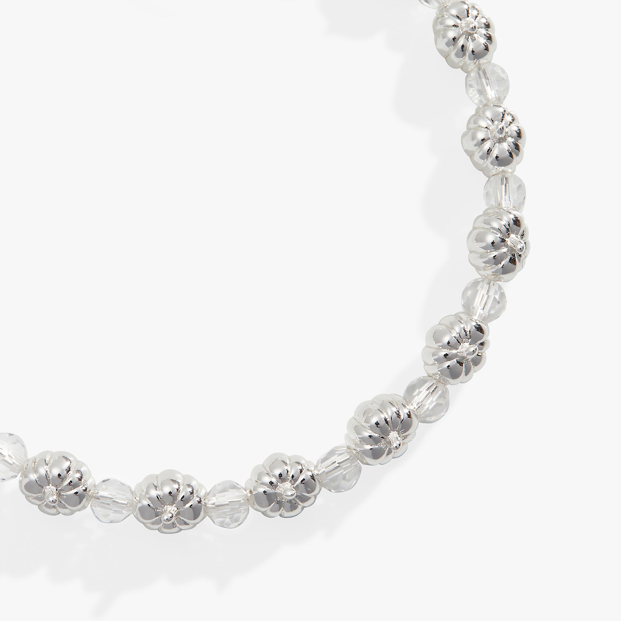 Pumpkin + Crystal Beaded Bangle by ALEX AND ANI