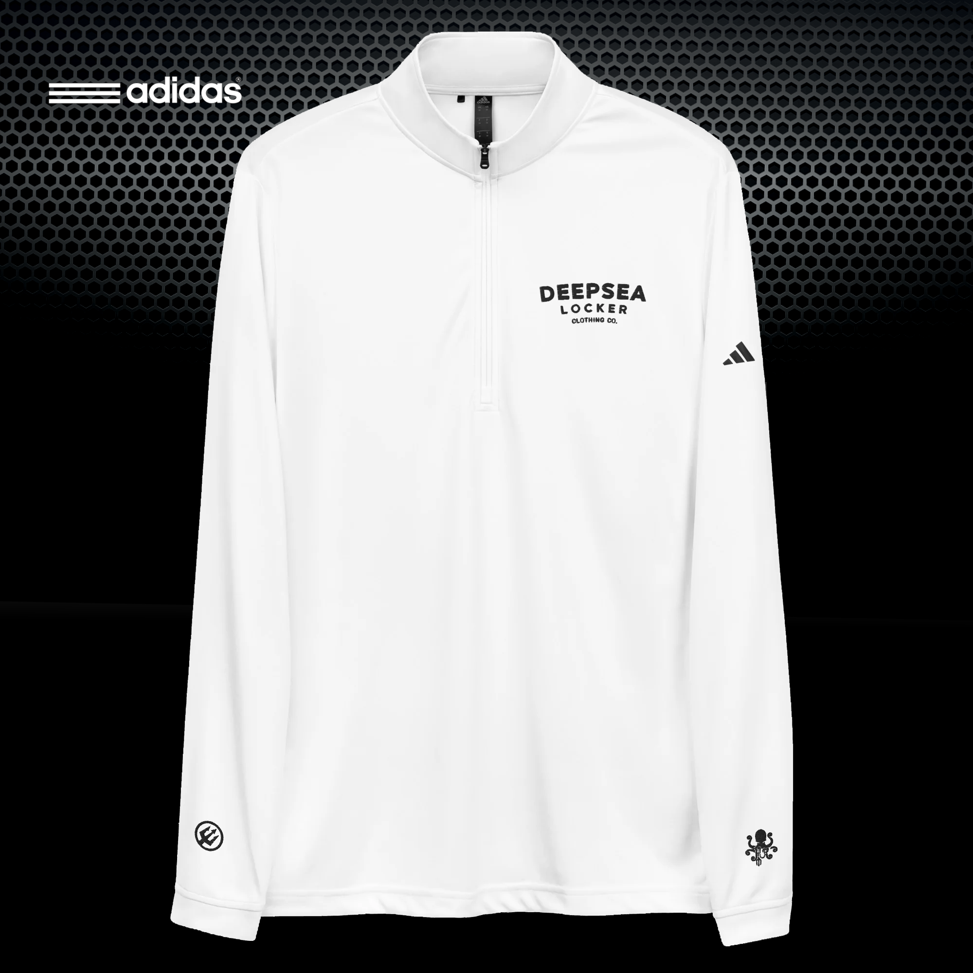 DEEPSEA Locker / Adidas Quarter zip pullover by DeepSea Locker