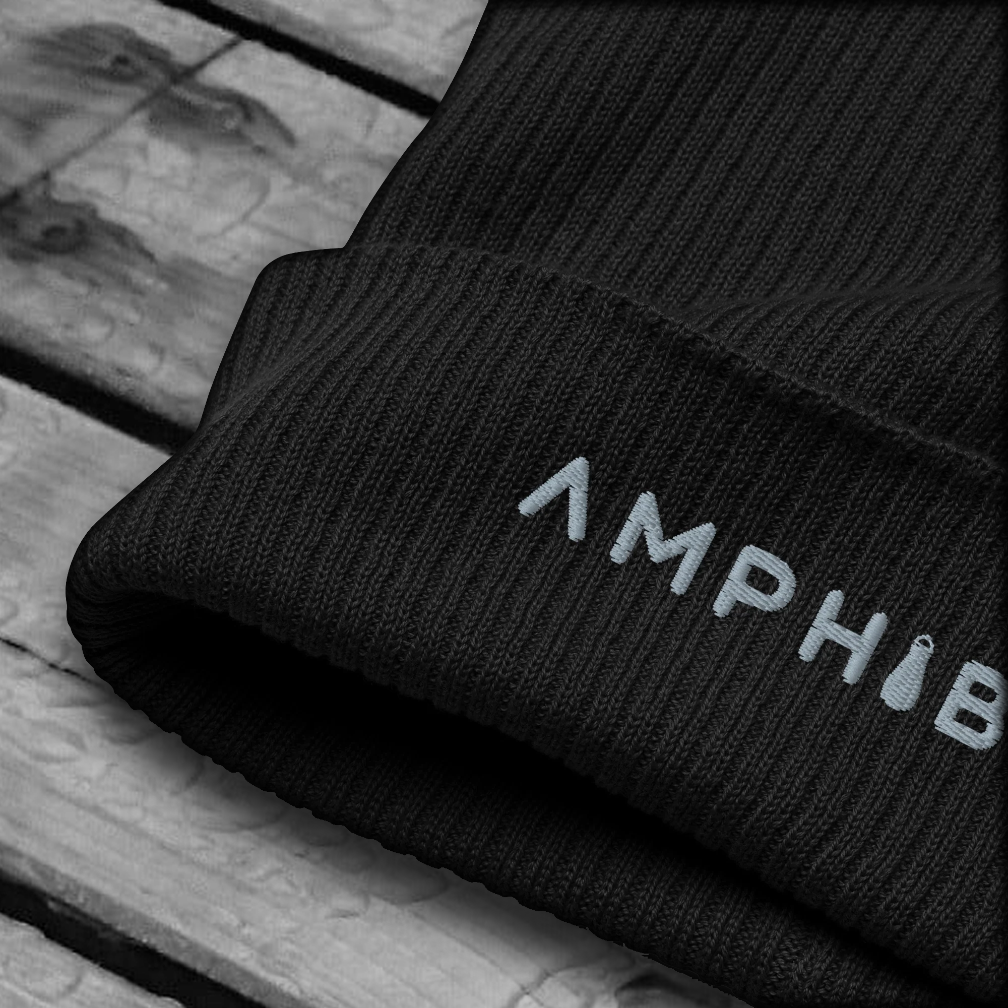 AMPHIBIAN™ Organic ribbed beanie by DeepSea Locker
