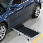 36" 2-in-1 Mechanic Creeper and Z-Seat with 6 Swivel Casters-Black by LuxuryLifeWay Online Store
