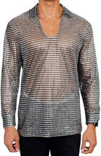 1970s Disco Adult Unisex Halloween Cosplay Costume Shirt by TVStoreOnline