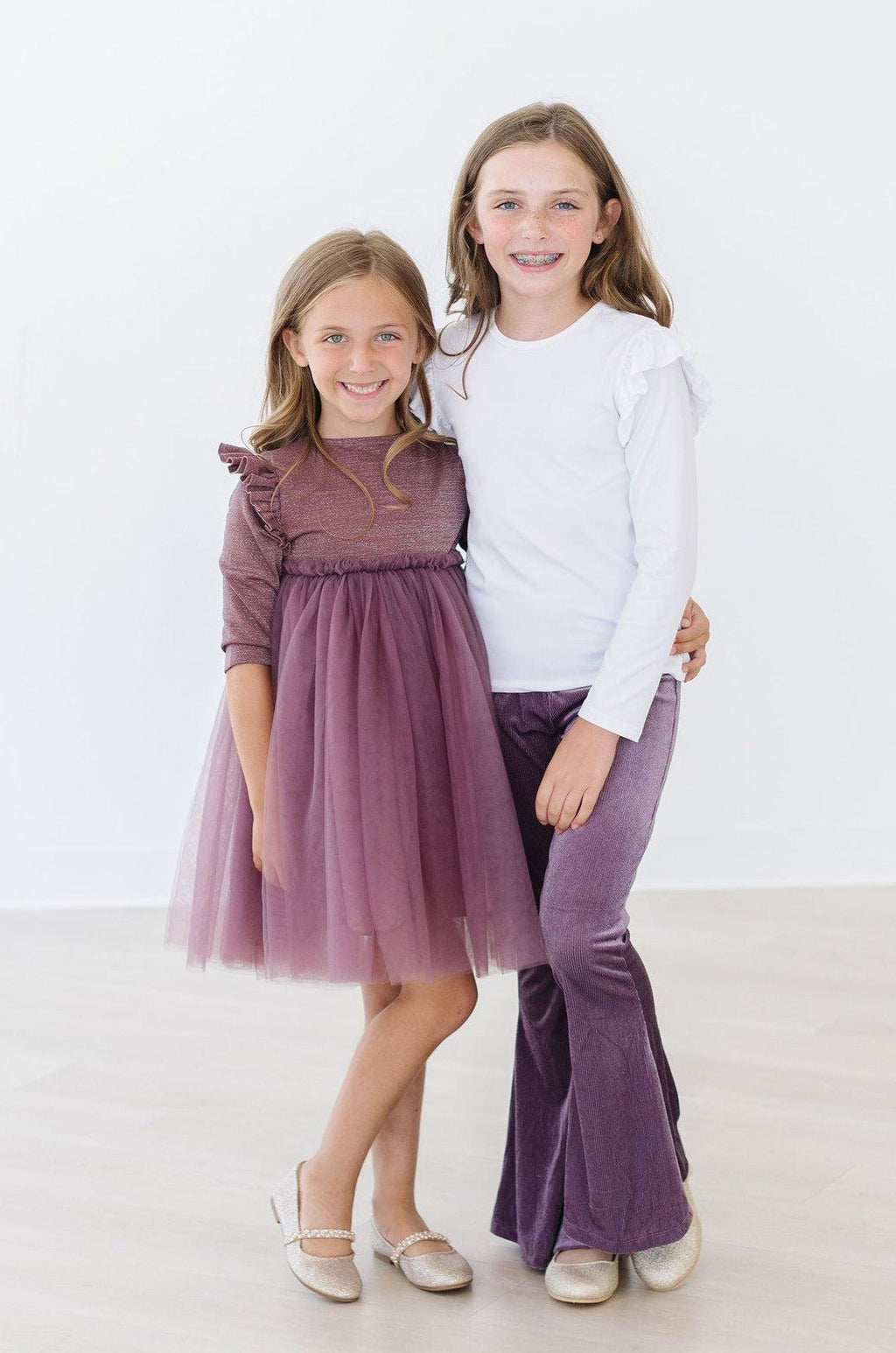 Amethyst Ribbed Velvet Bells by Mila & Rose ®