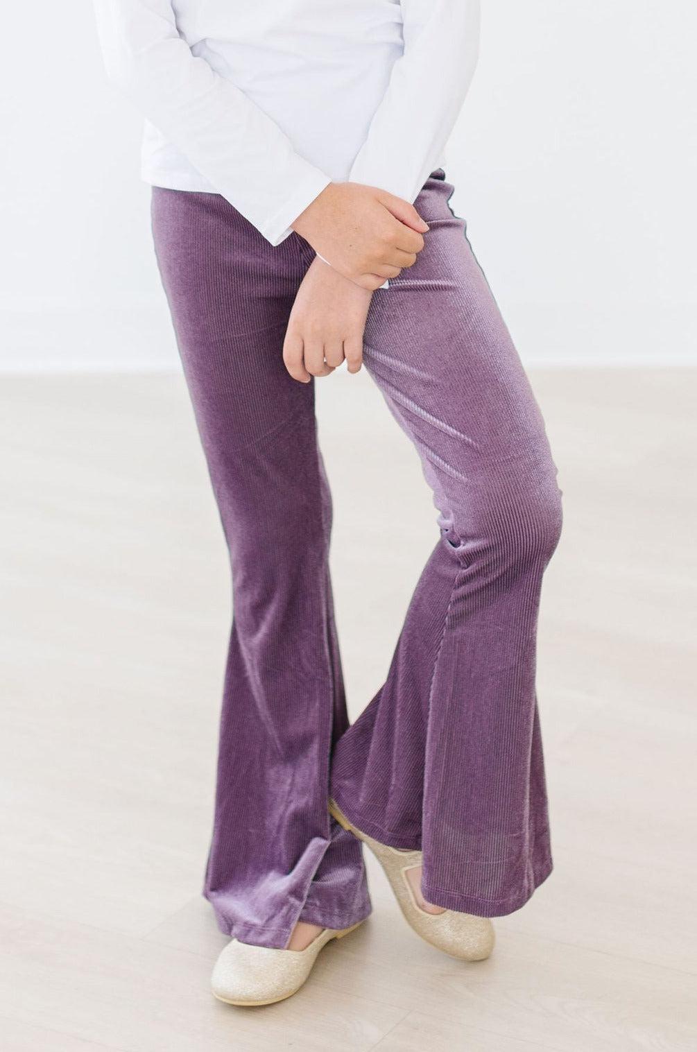 Amethyst Ribbed Velvet Bells by Mila & Rose ®