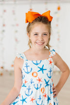 Anchors Away Ruffle Maxi Dress by Mila & Rose ®