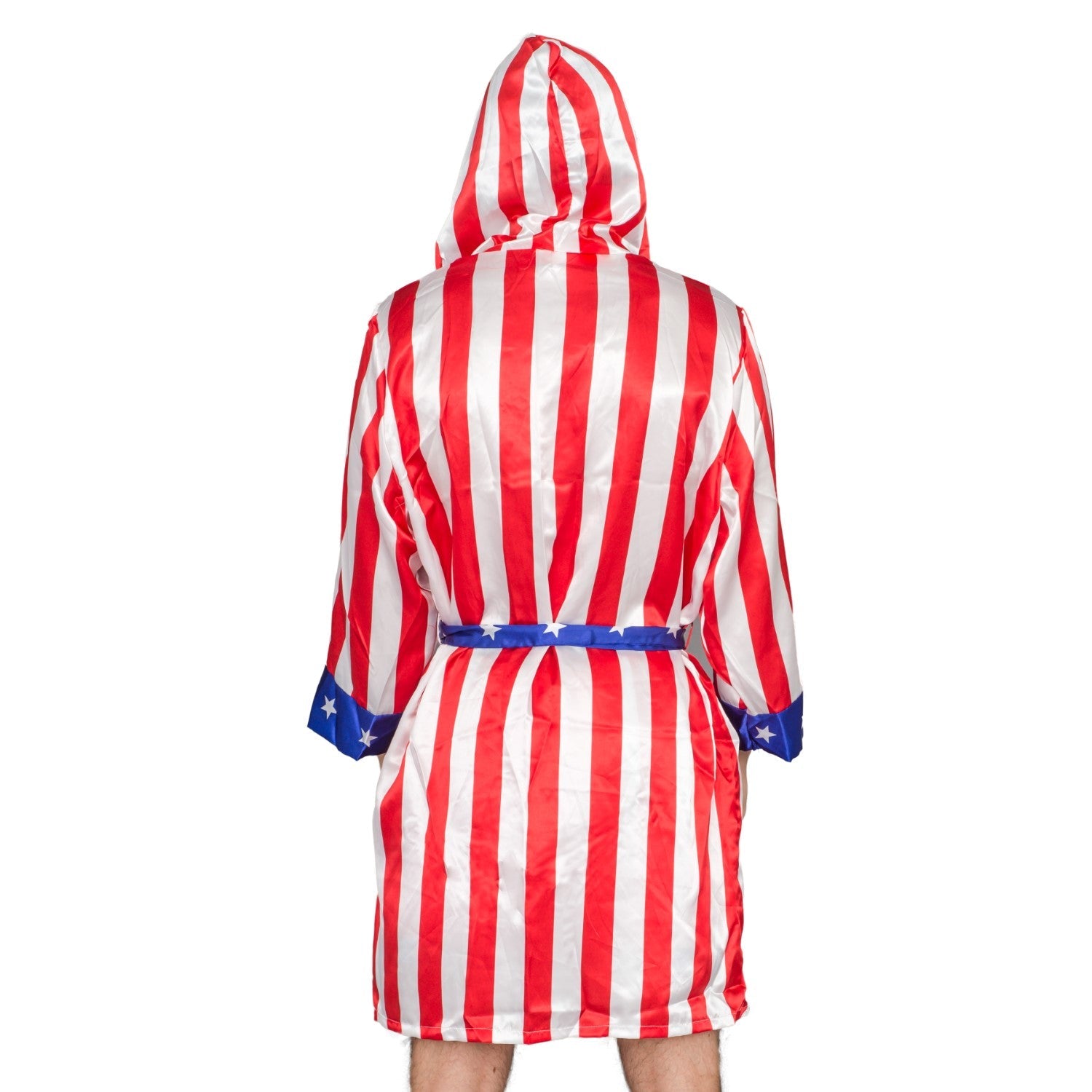 Adult Satin American Flag Robe Movie Boxer Halloween Cosplay Costume Replica Robe by TVStoreOnline