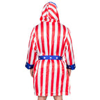 Adult Satin American Flag Robe Movie Boxer Halloween Cosplay Costume Replica Robe by TVStoreOnline