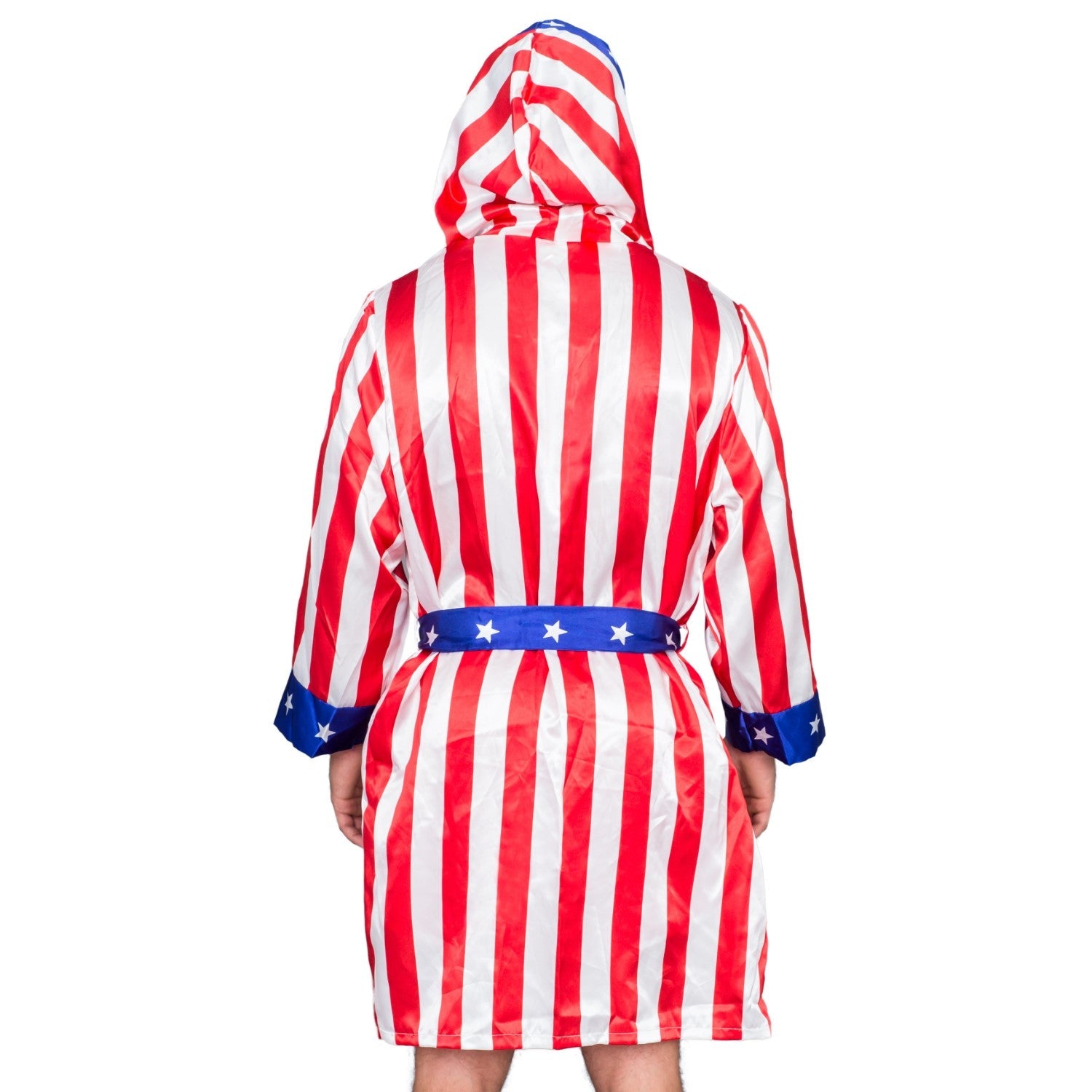 Adult Satin American Flag Robe Movie Boxer Halloween Cosplay Costume Replica Robe by TVStoreOnline